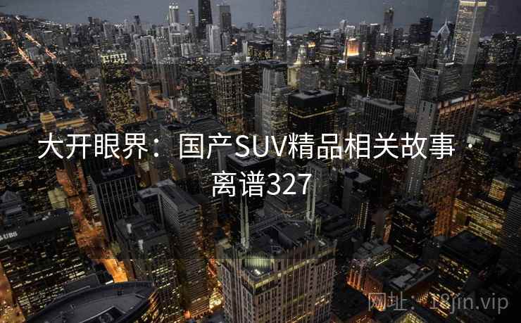 大开眼界：国产SUV精品相关故事 · 离谱327