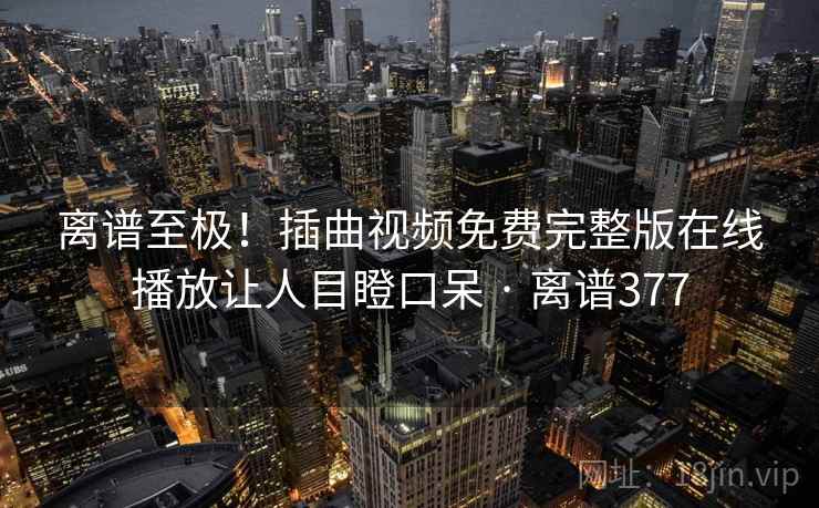 离谱至极！插曲视频免费完整版在线播放让人目瞪口呆 · 离谱377